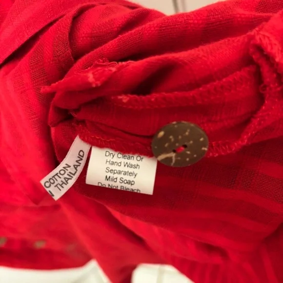 Yasuko Kurisaka Red OS Kimono Minimalist Tunic Teacher Avant Garde Japan Art - Picture 8 of 10